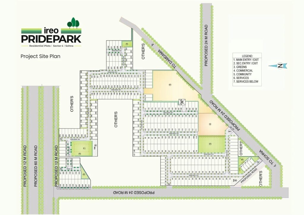 Ireo Pride Park Location Map